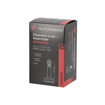 HUTCHINSON CHAMBRE A AIR VELO 12 1/2 X 1.75-2.35 44 /62-203 VS STANDARD