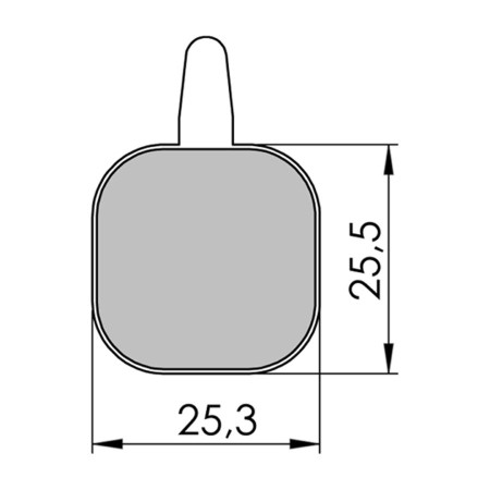 CLARKS PLAQUETTE FREIN VTT 41 ADAPT. TEKTRO IO HYDRAU / MECA (PR) ORGANIQUE