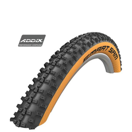 SCHWALBE PNEU VTT 57-622 29X2.25 TR SMART SAM TT NOIR / BEIGE