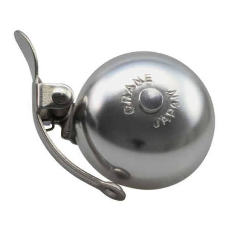 CRANE BELL Sonnette Mini SUZU Bell (Ahead Cap) - Matte Silver