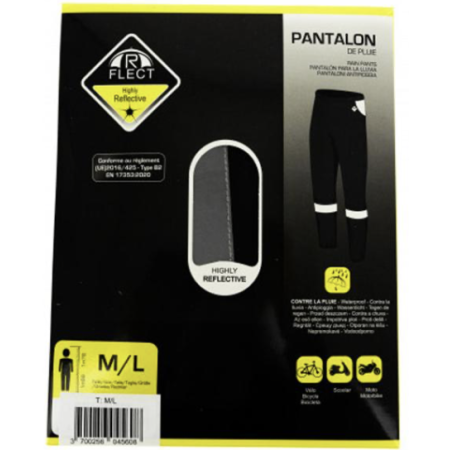 R FLECT Pantalon pluie reflechissant