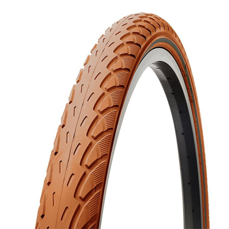 DELI TIRE PNEU VTC / URBAIN 26X1.75 TR SA-206 ANTICREVAISON 1.3MM TT MARRON (47-559)