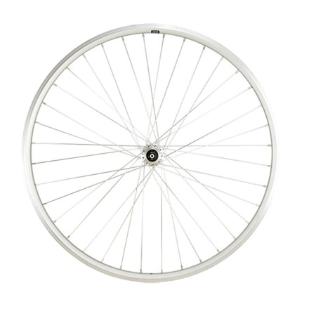 ROUE VTC 28" AR BLOCAGE JANTE ARGENT MACH1 ER10. MOY.MICHE MAG.A VISSER 5 / 6 / 7V V-BRAKE 36T