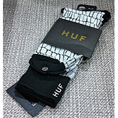 HUF Ilori Jacquard Pattern Crew chaussettes