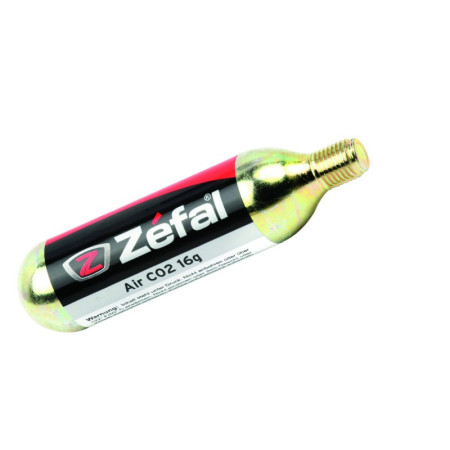 Zefal Cartouche co2 16Gr fileté pour gonflage rapide de pneu