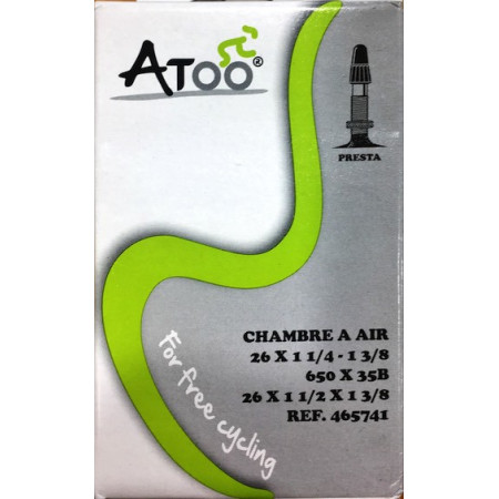 ATOO Chambre à AIR 24x11/4 - 13/8 650x35B VP