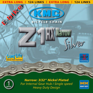 Chaine KMC Z 1HX pour moyeux vitesses intégrées