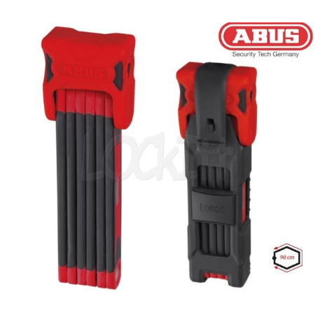 ABUS antivol BORDO clipsable pour vélo Big 6000/120 rouge et noir