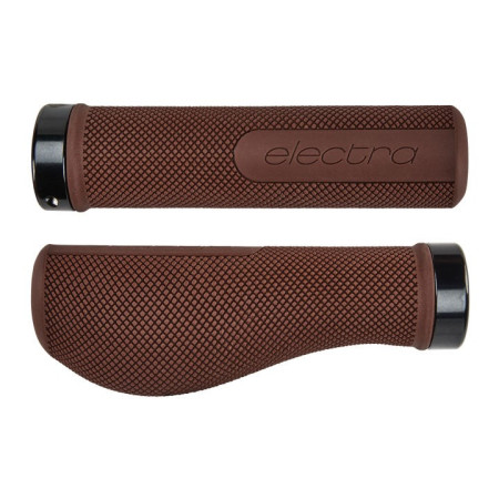 Poignées Grip Electra Townie Kraton Ergo Long Black