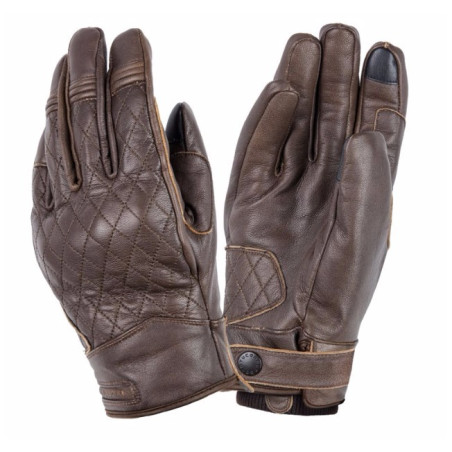 Gants Tucano Cuir Marron Hiver type vintage