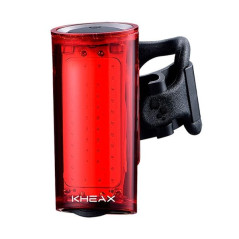 ECLAIRAGE VELO ARRIERE  RECHARGEABLE en USB  KHEAX WEZEM II 40 LUMEN