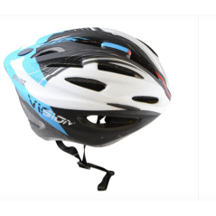 CASQUE ROUTE / VTT OPTIMIZ O-300 VISION BLEU / BLANC / NOIR MAT AVEC REGLAGE OCCIPITAL 52 / 56