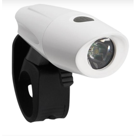 ECLAIRAGE VELO RECHARG.USB AV+AR ATOO BLANC LED COB (FIX.AV CINTRE / AR TIGE DE SELLE)