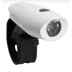 ECLAIRAGE VELO RECHARG.USB AV+AR ATOO BLANC LED COB (FIX.AV CINTRE / AR TIGE DE SELLE)