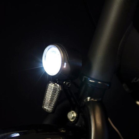 Spanninga X&O 30 - éclairage vélo av / projecteur LED E-bike / Vae 30 6-36 VOLT (FIXATION FOURCHE)