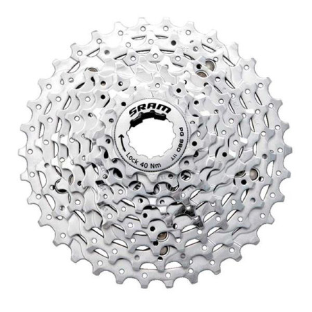 SRAM CASSETTE 9V. VTT PG-980 - 11-34DTS (COMPATIBLE SHIMANO)