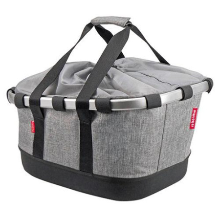 Klickfix Bikebasket GT pour racktime Twist gris Argent 0304RTS