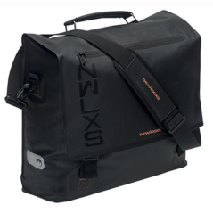 NEWLOOXS SACOCHE VELO PORTE BAGAGE VARO MESSENGER NOIR 100% ETANCHE - 15 LITRES - 390X300X