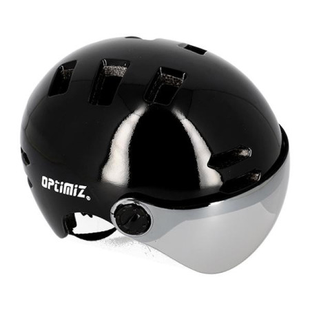 CASQUE URBAIN OPTIMIZ O380 NOIR BRILLANT IN MOLD