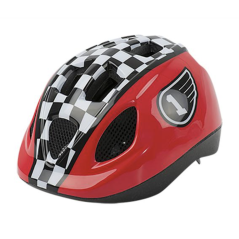 CASQUE ENFANT BABY HEADGY RACE ROUGE / NOIR AVEC REGLAGE OCCIPITAL 46 / 53