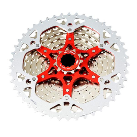 Sunrace CASSETTE 11V. VTT CSMX8 METALLIC - 11-46DTS (COMPATIBLE SHIMANO)