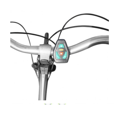 Gilet clignotant 5 modes/48 leds avec télécommande sans fil pour vélo et trottinette