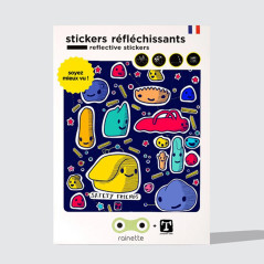 RAINETTE  AUTOCOLLANT / STICKER REFLECHISSANT PEP'S