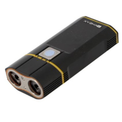 KHEAX ECLAIRAGE VELO RECHARG.USB AV SPIKA 900 LUMEN DOUBLE OPTIQUE BATTERIE INTERNE