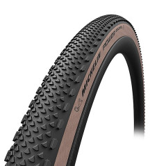 MICHELIN PNEU POWER GRAVEL 700x47C COMPETITION LINE TUBELESS READY SOUPLE NOIR/MARRON 47-622