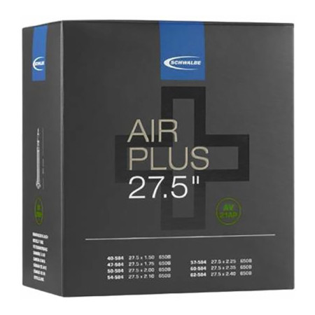 SCHWALBE CHAMBRE À AIR AV21AP AIR PLUS 27.5" 40mm (40/62-584)